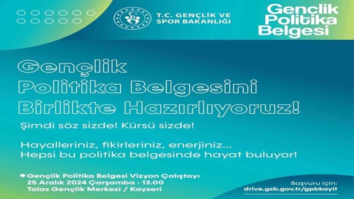 Gençlik Politika Belgesi